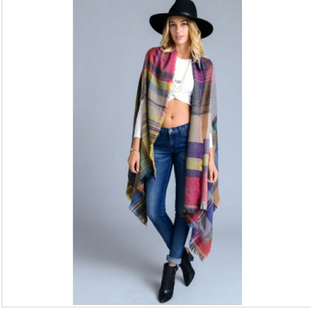 Last One 🎁Plaid Poncho